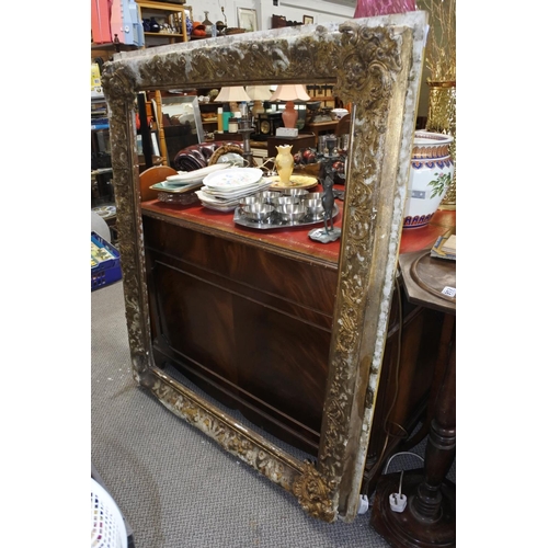 916 - A large antique frame, measuring 130cm x 110cm x 10cm.