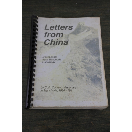 989 - A booklet 'Letters from China'.