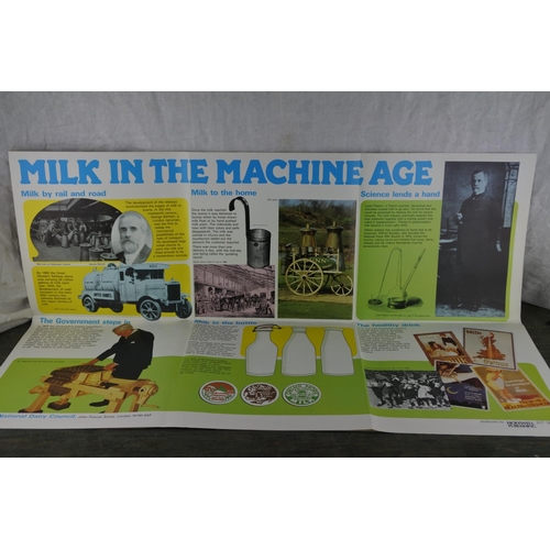 996 - Four posters 'Milk from Earliest Times'.