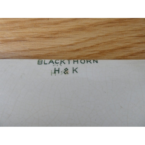 1006 - An antique Blackthorn rectangular platter and more.