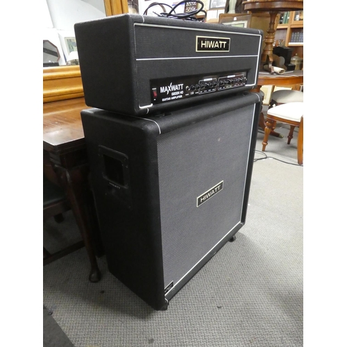 1067 - An amazingly well conditioned Hiwatt G200R HD Guitar Amp head & 4x12 Cabinet speaker, measuring 86cm... 