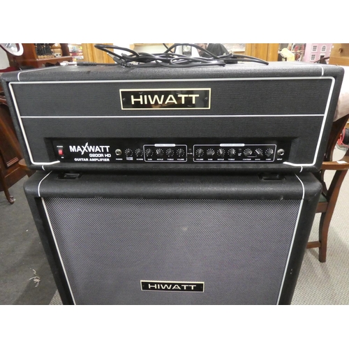 1067 - An amazingly well conditioned Hiwatt G200R HD Guitar Amp head & 4x12 Cabinet speaker, measuring 86cm... 