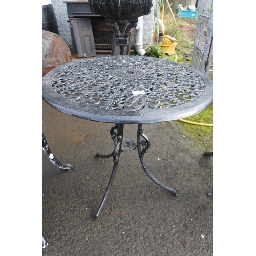 1145 - A garden table.