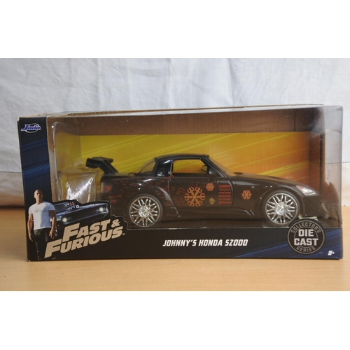 138 - A boxed Jada 'Fast & Furious' die cast car - Johnny's Honda SZ000.