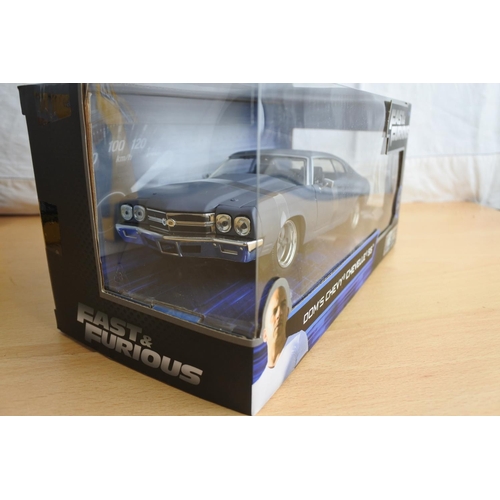 141 - A boxed Jada 'Fast & Furious' die cast car - Dom's Chevy Chevelle S5.