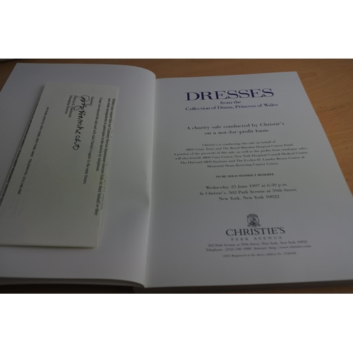 151 - A stunning limited edition catalogue for Christies, New York for Lady Diana's dresses for charity da... 