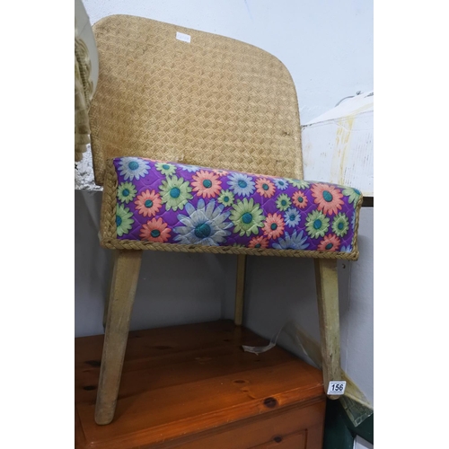 156 - A vintage bedroom chair.