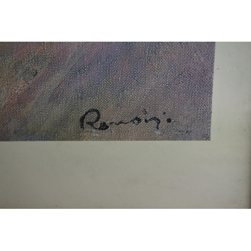 161 - A framed Renoir print.