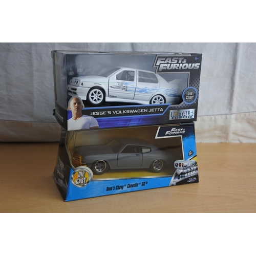 113 - A boxed Universal 'Fast & Furious' die cast car - Dom's Chevy Chevelle SS and a boxed Jada 'Fast & F... 