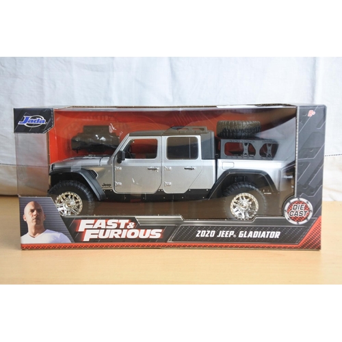 139 - A boxed Jada 'Fast & Furious' die cast car - ZOZO Jeep Gladiator.