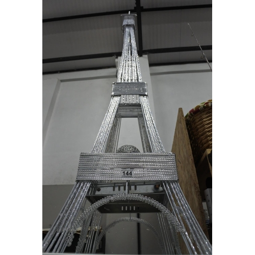 144 - A large model of the Eiffel Tower. Measuring H-160cm