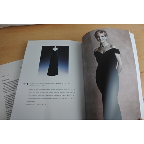 151 - A stunning limited edition catalogue for Christies, New York for Lady Diana's dresses for charity da... 