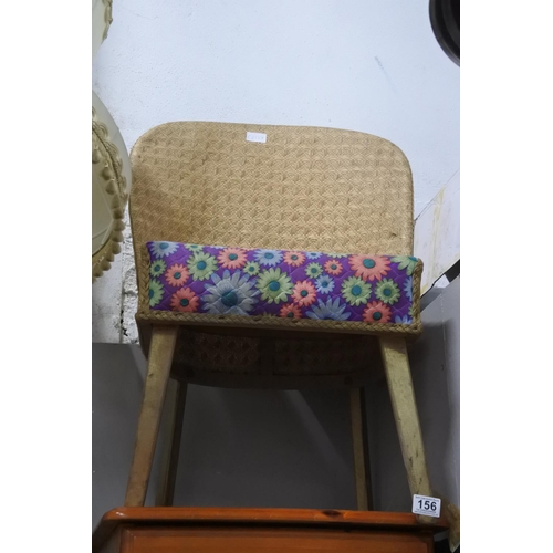 156 - A vintage bedroom chair.