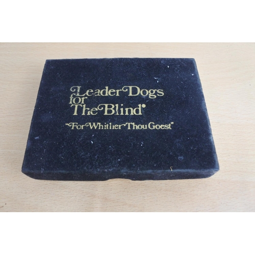 179 - A boxed set of playing cards 'Leader Dogs for the Blind'.