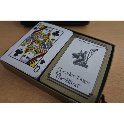 179 - A boxed set of playing cards 'Leader Dogs for the Blind'.