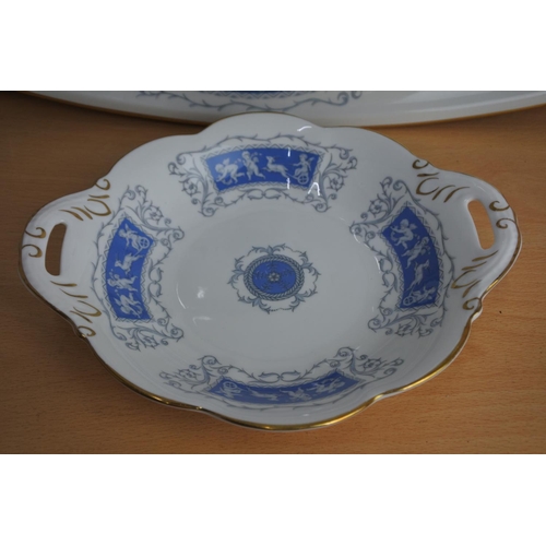 223 - A Coalport Revelry meat platter & matching dish.