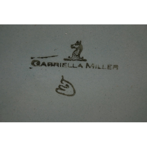 244 - A large and small Garriella Miller jug and another (a/f).