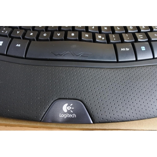 79 - A boxed Logitech wireless keyboard K350.