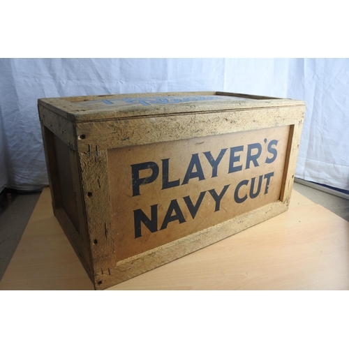 88 - A stunning original Player's Navy Cut crate with original packaging label.