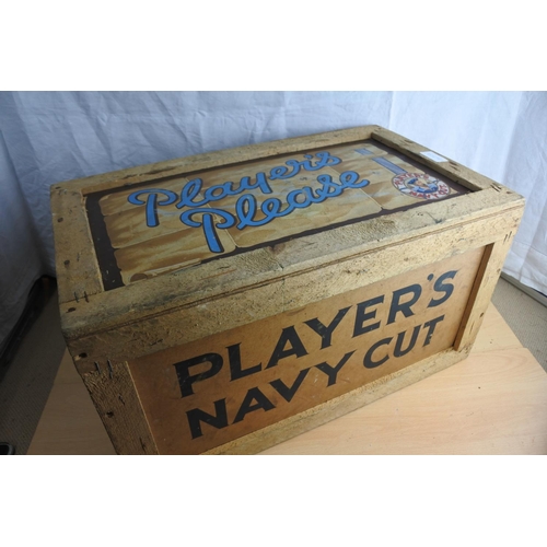 88 - A stunning original Player's Navy Cut crate with original packaging label.