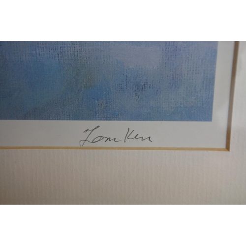 268 - A framed limited edition print 259/300 signed Tom Kerr.