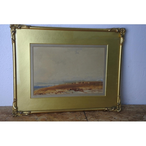 324 - A stunning gilt framed watercolour 'From Beacon Hill, Hindhead' signed by Irish Artist Claude Hayes,... 