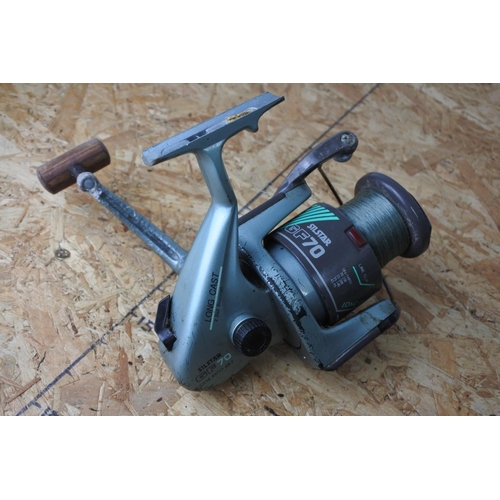 388 - A Silstar GF70 long cast fishing reel and more.