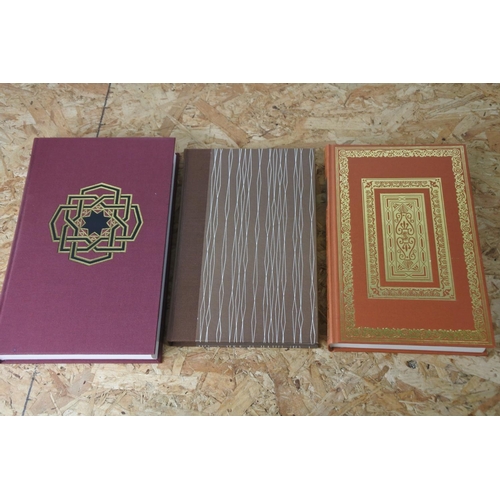 407 - Three boxed Folio Society books 'Memoirs of the Public and Private Life of Queen Caroline', 'The War... 