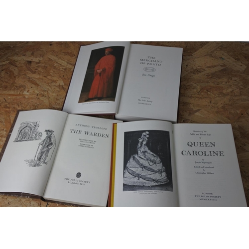 407 - Three boxed Folio Society books 'Memoirs of the Public and Private Life of Queen Caroline', 'The War... 