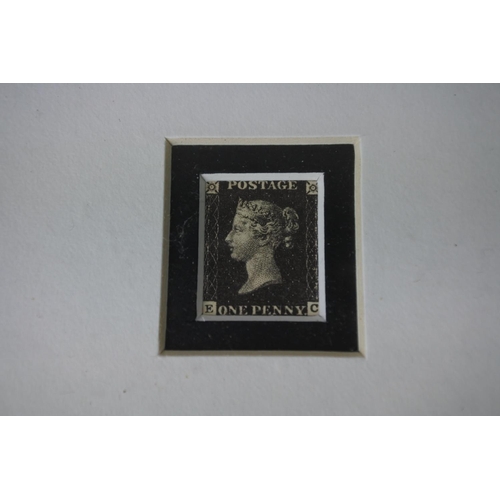 426 - A framed reproduction Penny Black stamp.