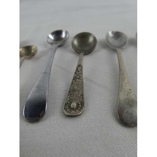 455 - A collection of antique spoons.