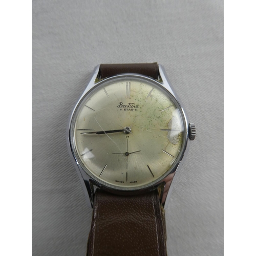 460 - A vintage Brentina wrist watch and more.