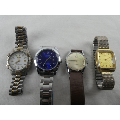 460 - A vintage Brentina wrist watch and more.