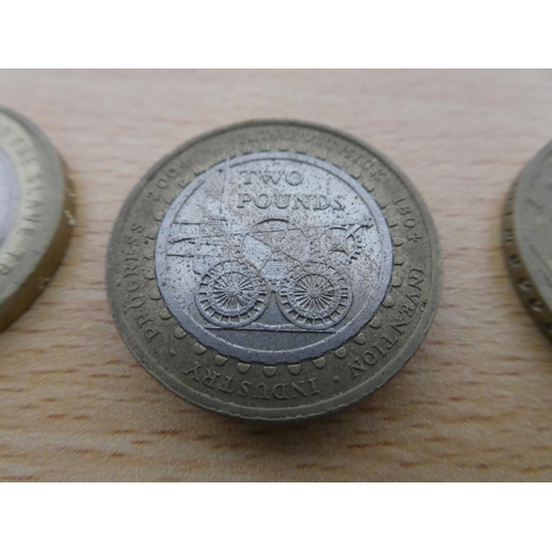 474 - Five £2.00 coins.