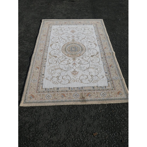 483 - A decorative floor rug.