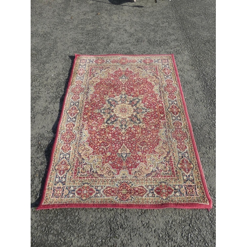 484 - A decorative floor rug.