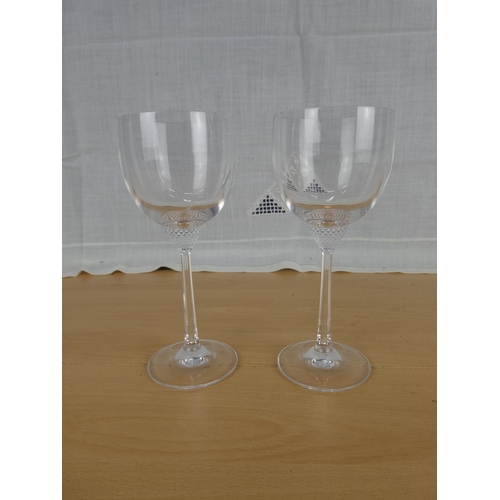 515 - Two stunning Villeroy & Boch wine glasses.