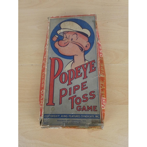 517 - A rare, vintage Popeye Pipe Toss Game by King Features Syndicate Inc, Rosebud Art Company N.Y and da... 