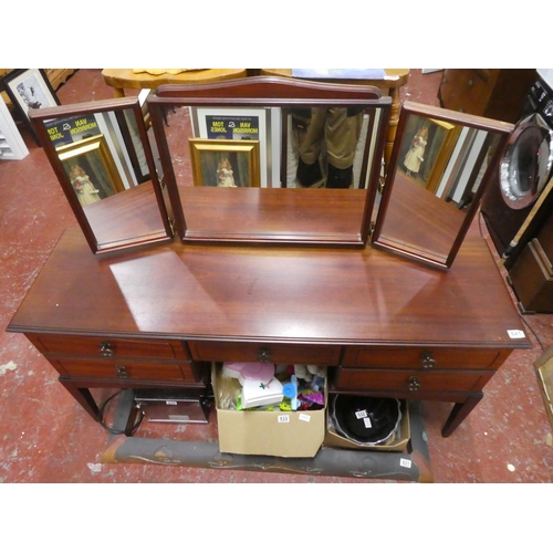 541 - A Rossmore mirror back dressing table.