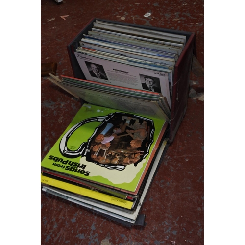 585 - A collection of vintage records and albums.