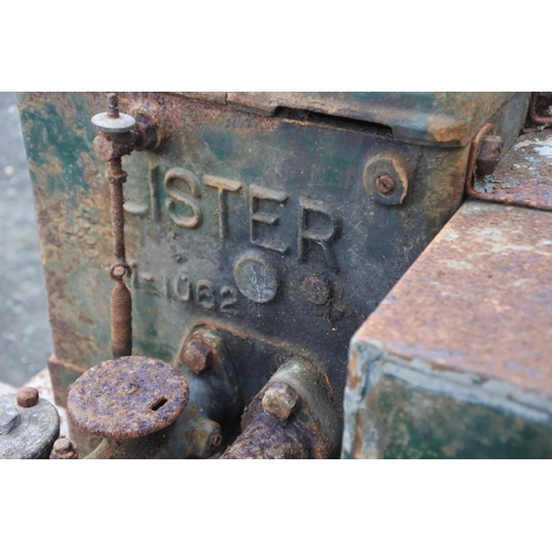 670 - A vintage Lister engine for restoration.