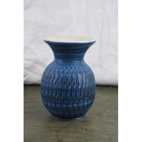 687 - A studio pottery vase made in Malta.