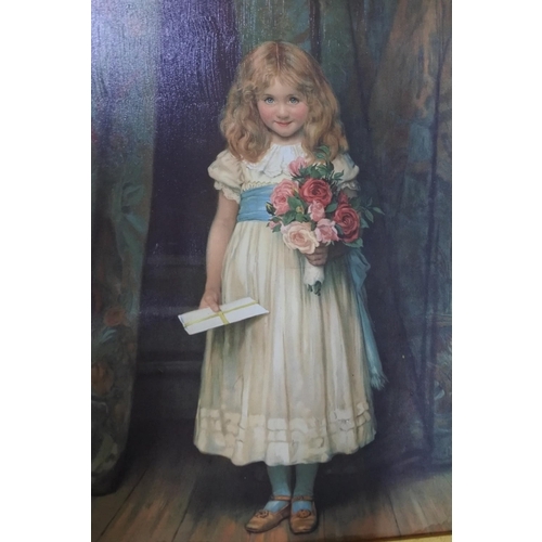 440 - A gilt framed picture 'Flower Girl'.