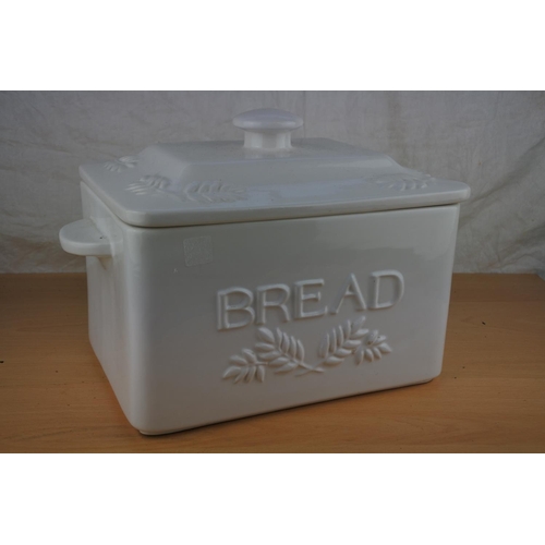 34 - A ceramic bread bin.
