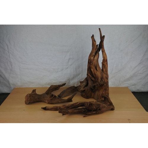 4 - An assortment of decorative driftwood.