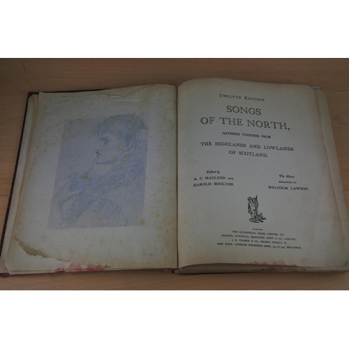 60 - An antique music book 'Songs of the North, gathered together from The Highlands and Lowlands of Scot... 