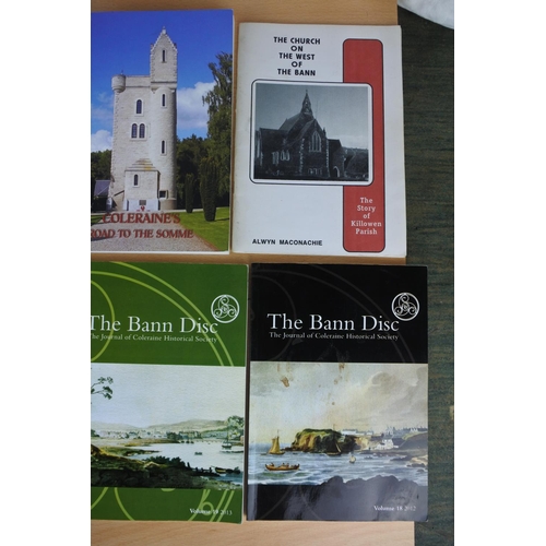 582 - A collection of local history books to include Downhill, Coleraine Road to the Somme, The Earl Bisho... 