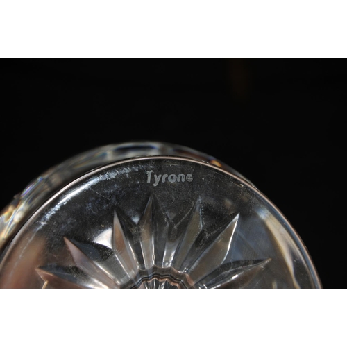 627 - Four Tyrone Crystal brandy glasses.