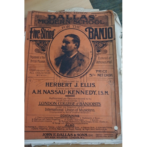 630 - A lot of vintage Dallas Modern School music books.