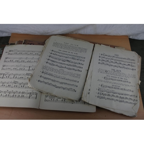 630 - A lot of vintage Dallas Modern School music books.